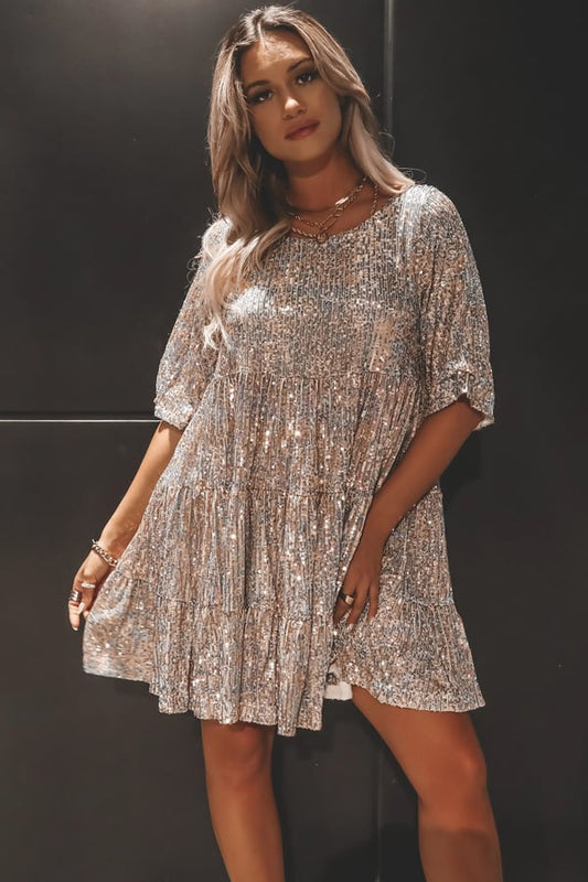 JO | Sequin glittering mini dress