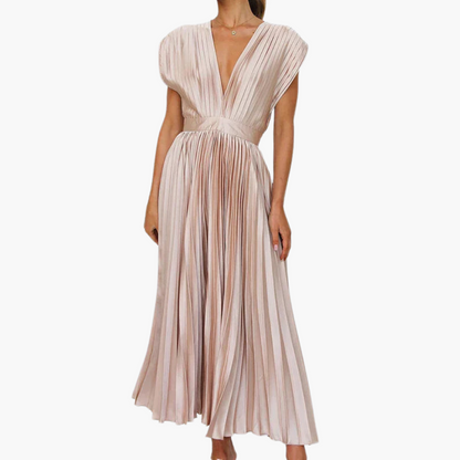 JO | Floral midi dress with puff sleeves