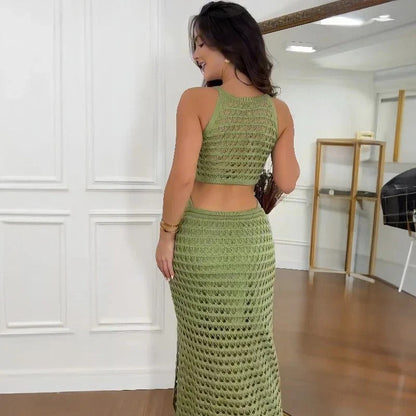 JO | elegant maxi dress with cut-outs