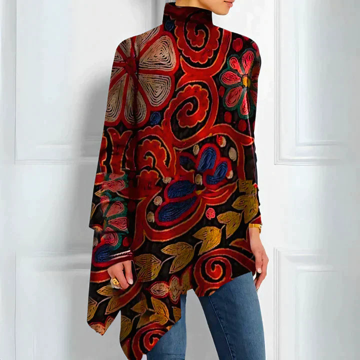 JO | Elegant patterned sweater in vintage style