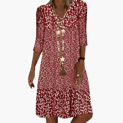 JO | Midi dress with floral print