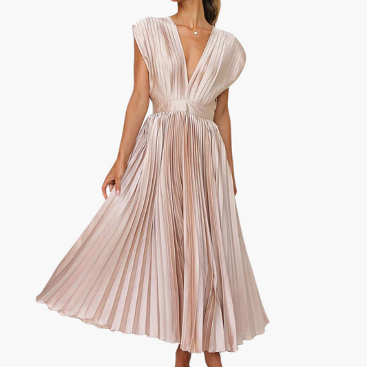 JO | Floral midi dress with puff sleeves