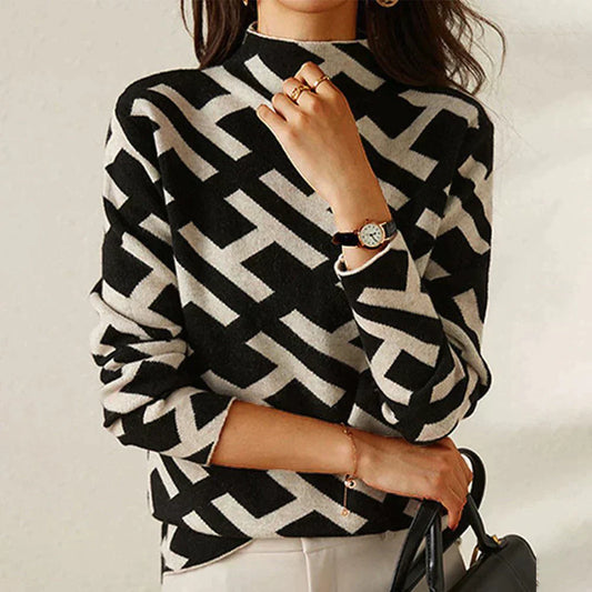 JO | Elegant and stylish printed sweater