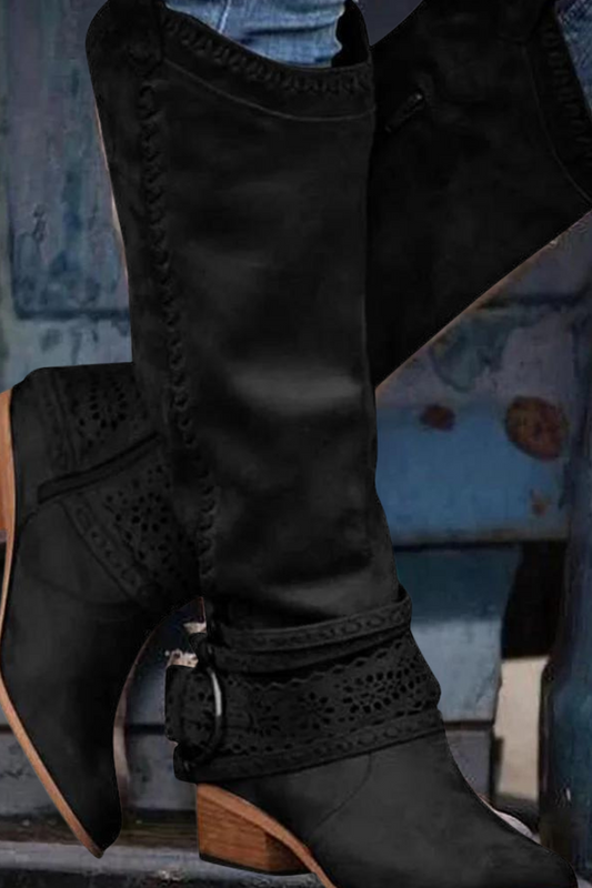JO | knee-high boho western boots