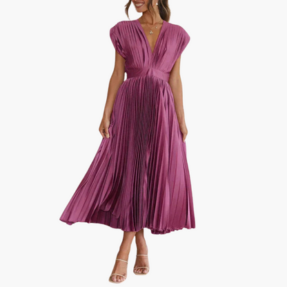JO | Floral midi dress with puff sleeves