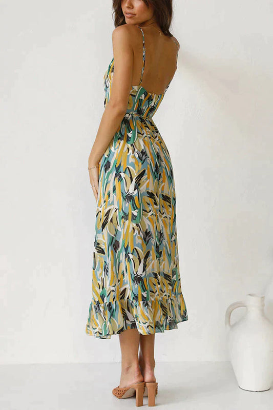 JO | Colorful midi dress