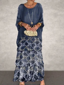 JO | Elegant maxi dress with plunging neckline
