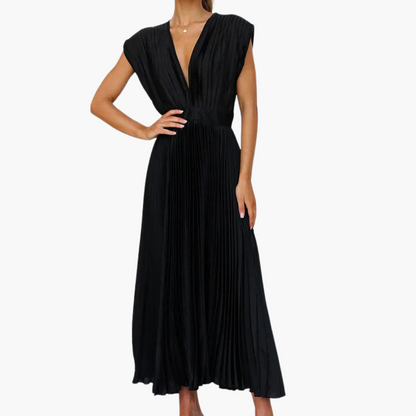 JO | Floral midi dress with puff sleeves