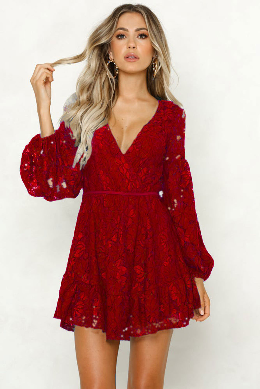 JO | Lace-up shirt dress