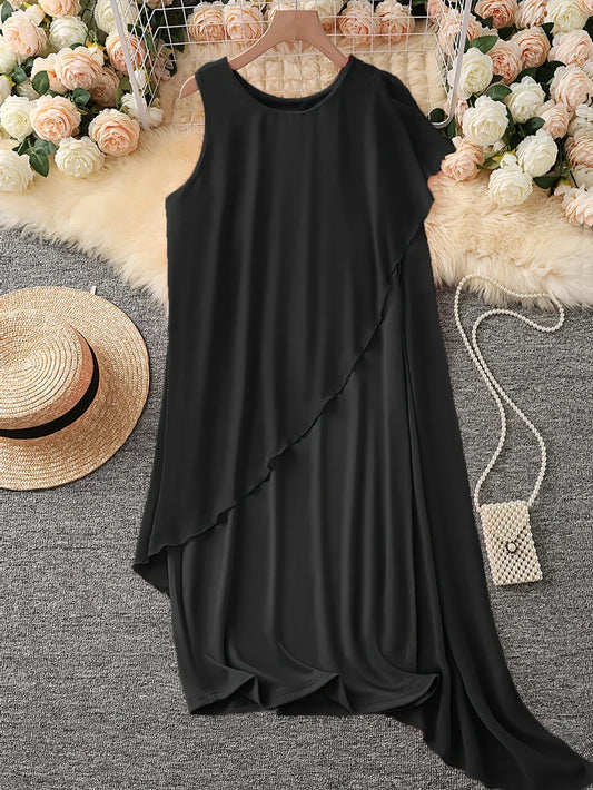 JO | TIMELESS SLEEVELESS MIDI DRESS