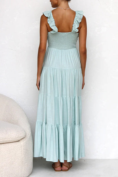 JO | Linen sleeveless maxi dress