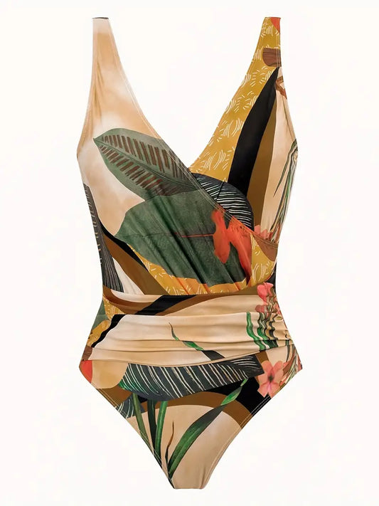 JO | Sexy swimwear with tropical pattern