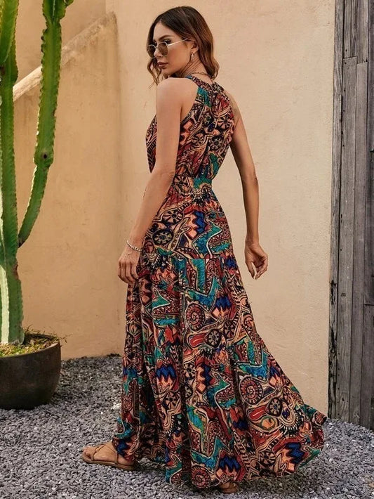 JO | Retro maxi dress with turtleneck