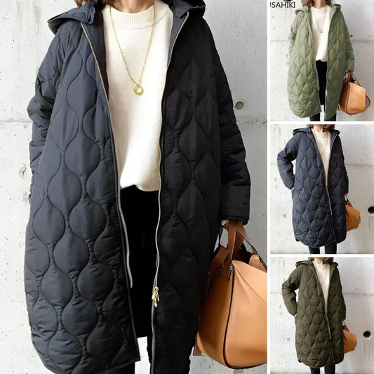 JO | Quilted coat with hood