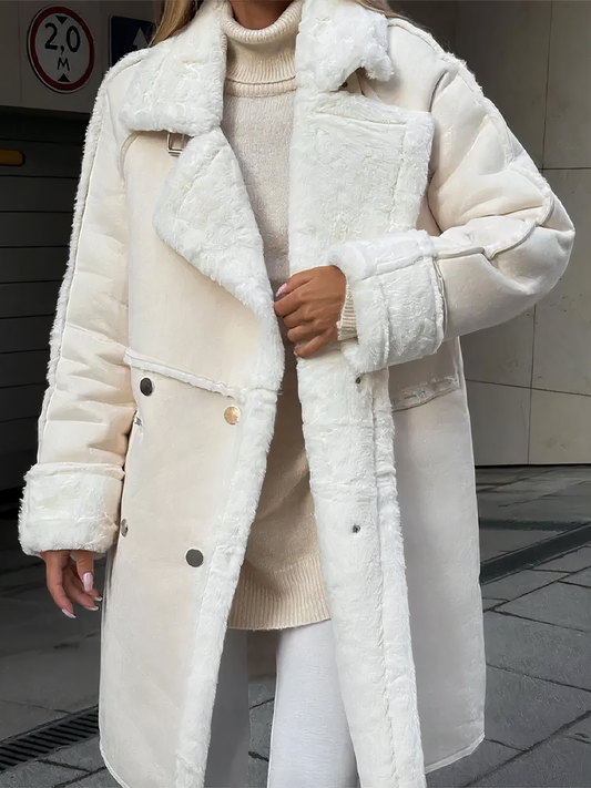 JO | Luxurious winter coat lined with faux fur