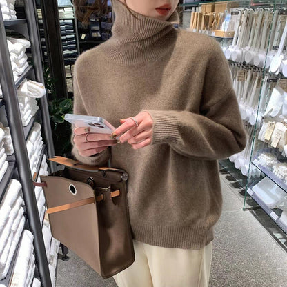 JO | Cashmere turtleneck sweater