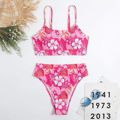 JO | Bikini with tropical flowers
