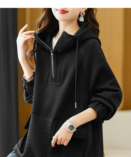 JO | Fashionable and versatile pullover with drawstring