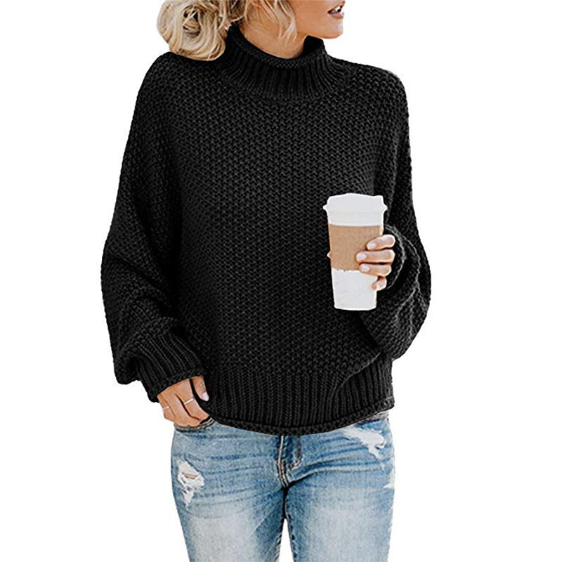 JO | Thick sweater with high neckline