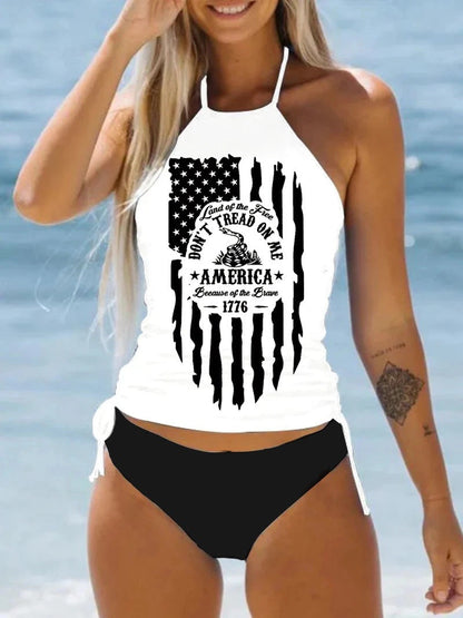 JO | Stylish printed swimsuit in a split design