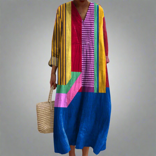 JO | Colour Block Breezy Maxi-dress