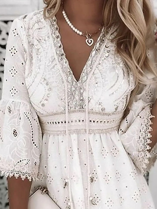JO | Ibiza-style bohemian dress