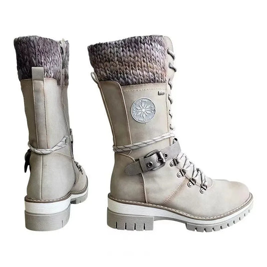 JO | Combat-style lace-up boots
