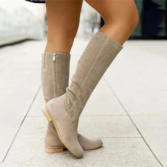JO | Suede knee-high boots