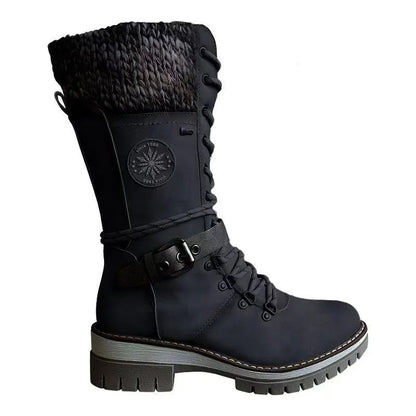 JO | Combat-style lace-up boots