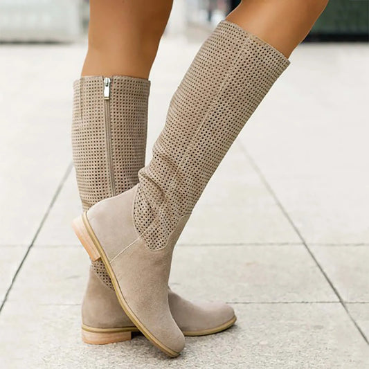 JO | Chic knee-high suede boots