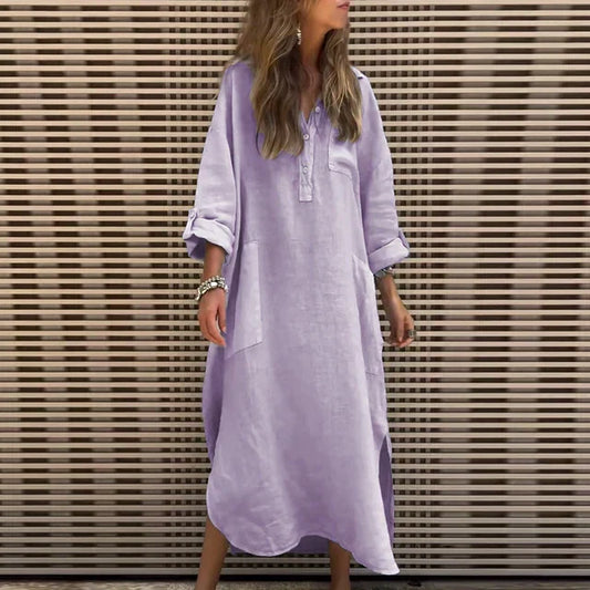 JO | Casual maxi dress in cotton blend