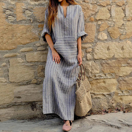 JO | Striped maxi dress