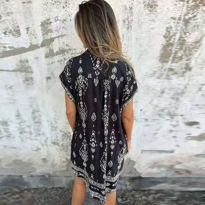 JO | Midi dress with buttoned pockets