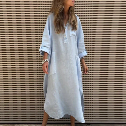JO | Casual maxi dress in cotton blend