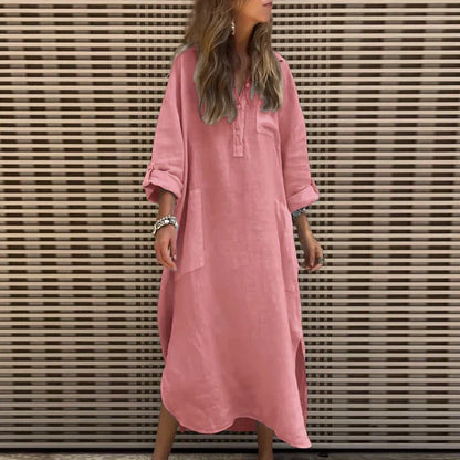 JO | Casual maxi dress in cotton blend