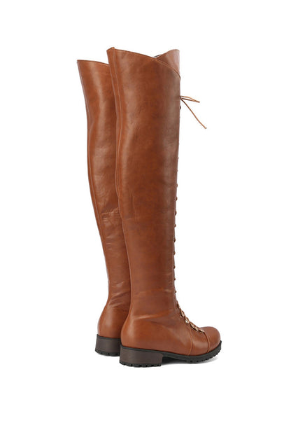 JO | Over-the-knee boots with laces
