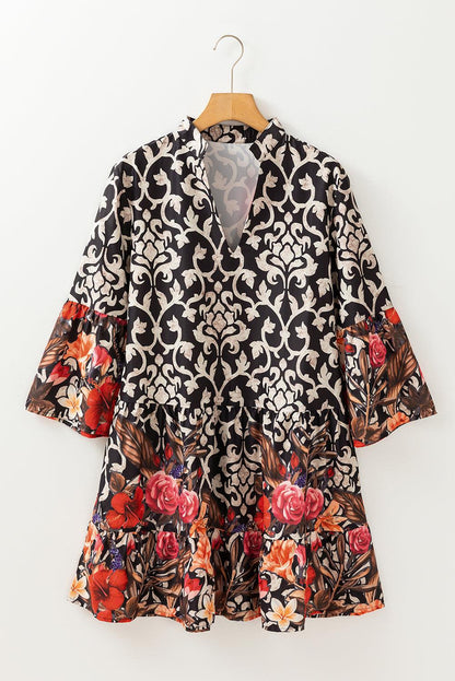 JO | Elegance with a black women's mini dress in a vintage look