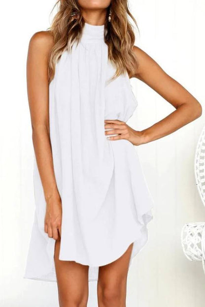 JO | Sweet Crinkle Sleeveless mini dress