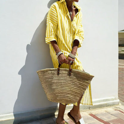 JO | striped shirt dress for women in a comfortable fit
