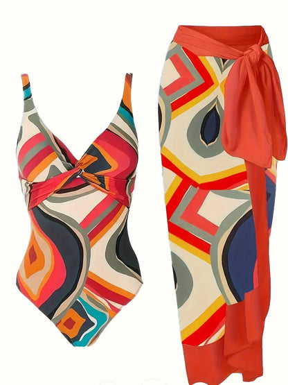 JO | Sexy swimwear with tropical pattern