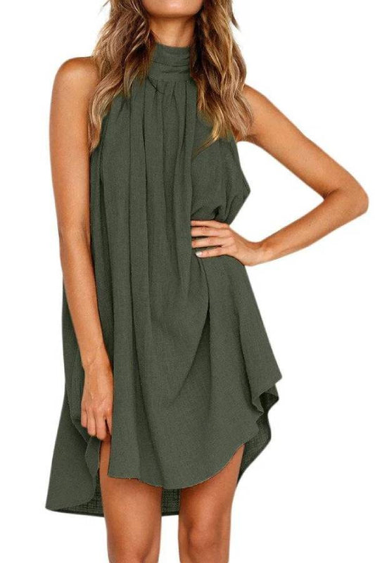 JO | Sweet Crinkle Sleeveless mini dress
