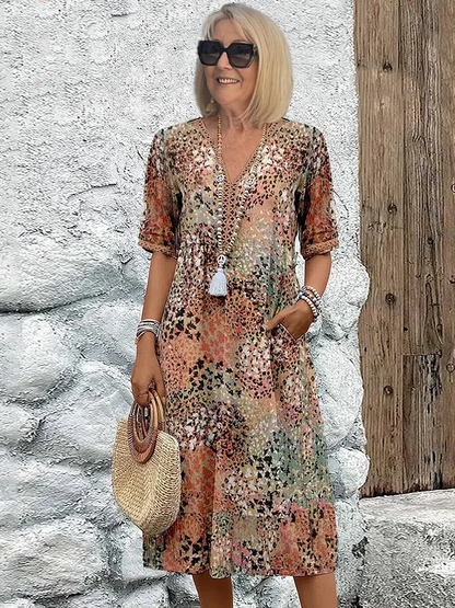 JO | Elegance and modern midi dress