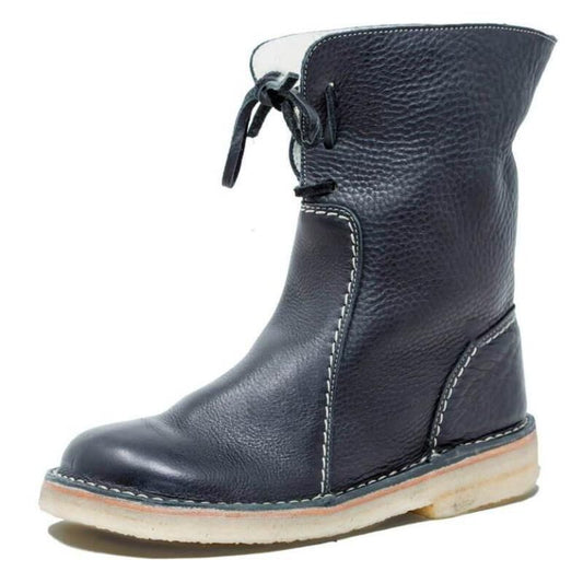 JO | Handmade leather lace-up boots