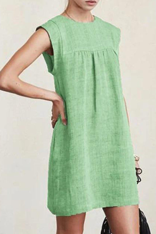 JO | CASUAL SLEEVELESS MINI DRESS IN A-LINE