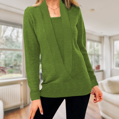 JO | Plain long-sleeved sweater