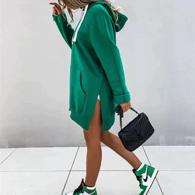 JO | Oversized hooded sweater with hood
