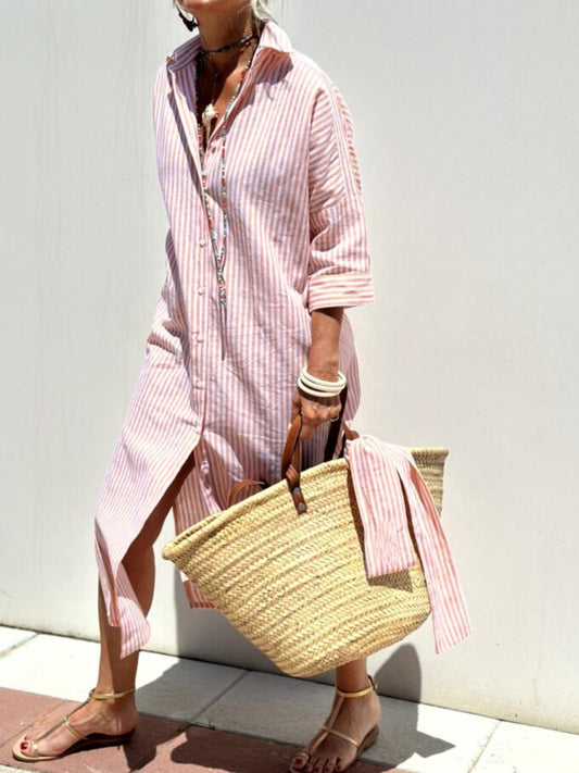 JO | Classic striped shirt dress