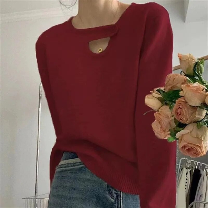 JO | Elegant & stylish sweater with button
