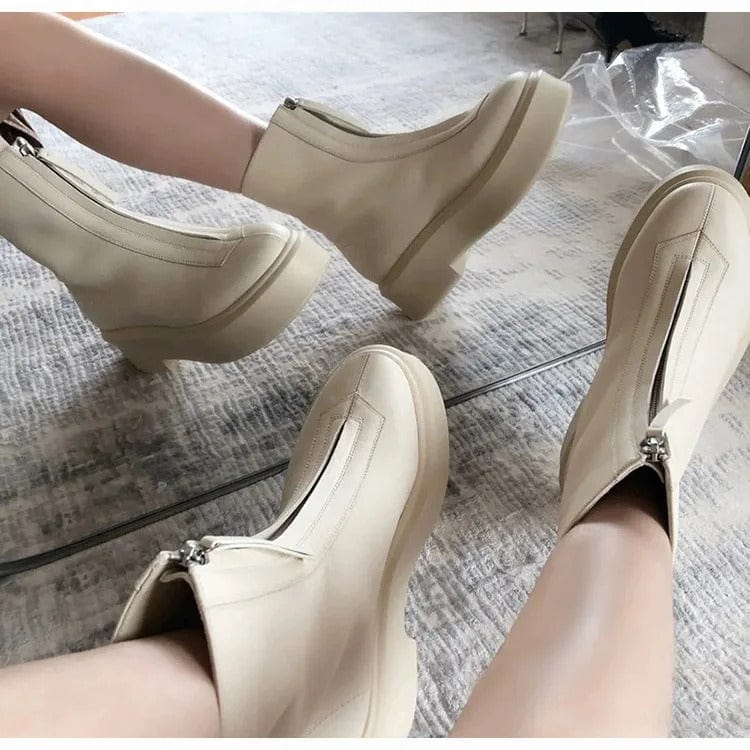 JO | Leather ankle boots