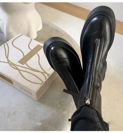 JO | Leather ankle boots